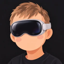 Avatar illustré de Julien Doclot portant un Apple Vision Pro